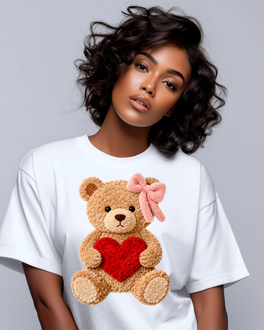Teddy Bear Valentine Crewneck (red)