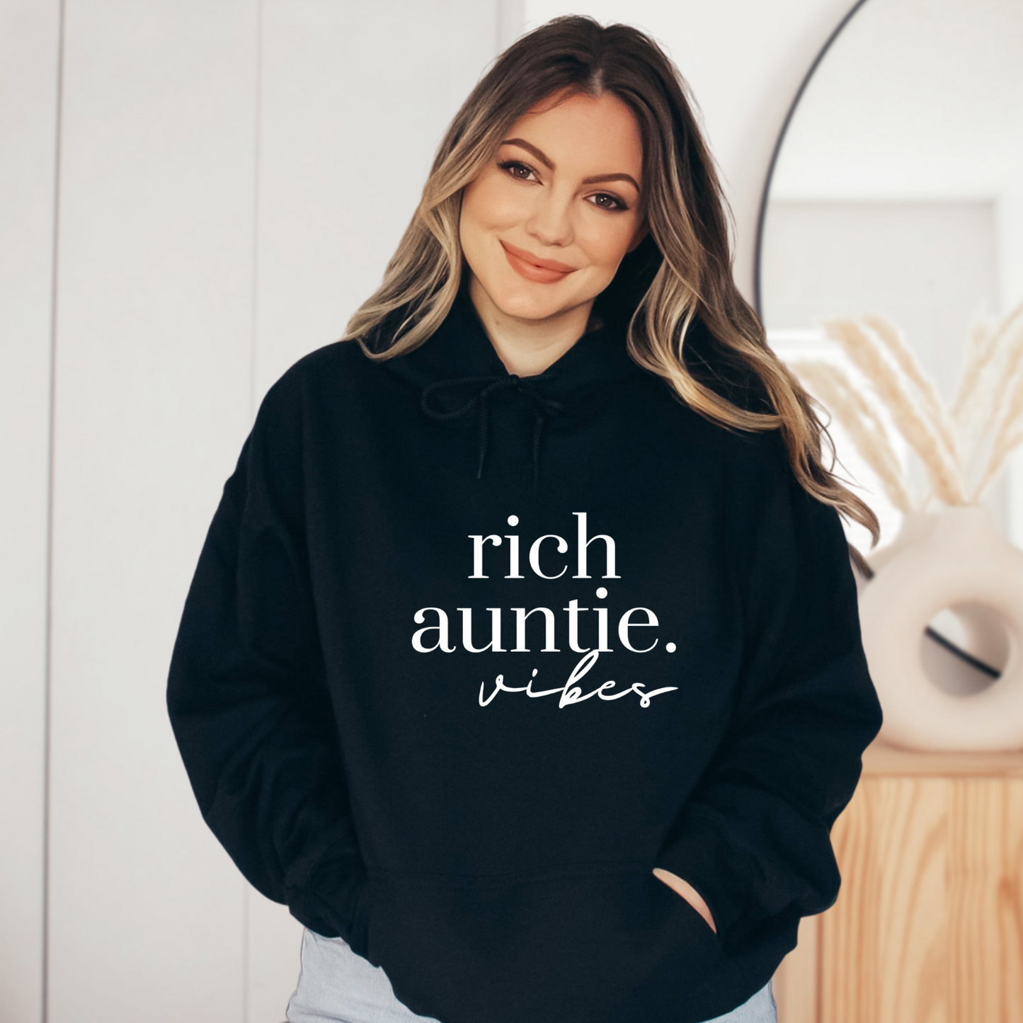 Rich Auntie Vibes Hoodie