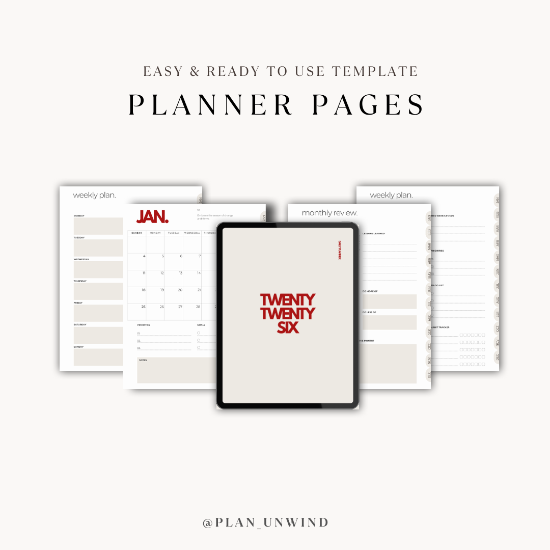The Simple Daily Planner for Busy Moms | Fully Hyperlinked |Instant Digital Download