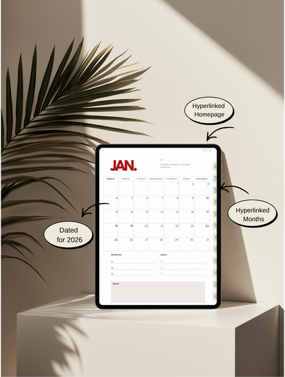 The Simple Daily Planner for Busy Moms | Fully Hyperlinked |Instant Digital Download