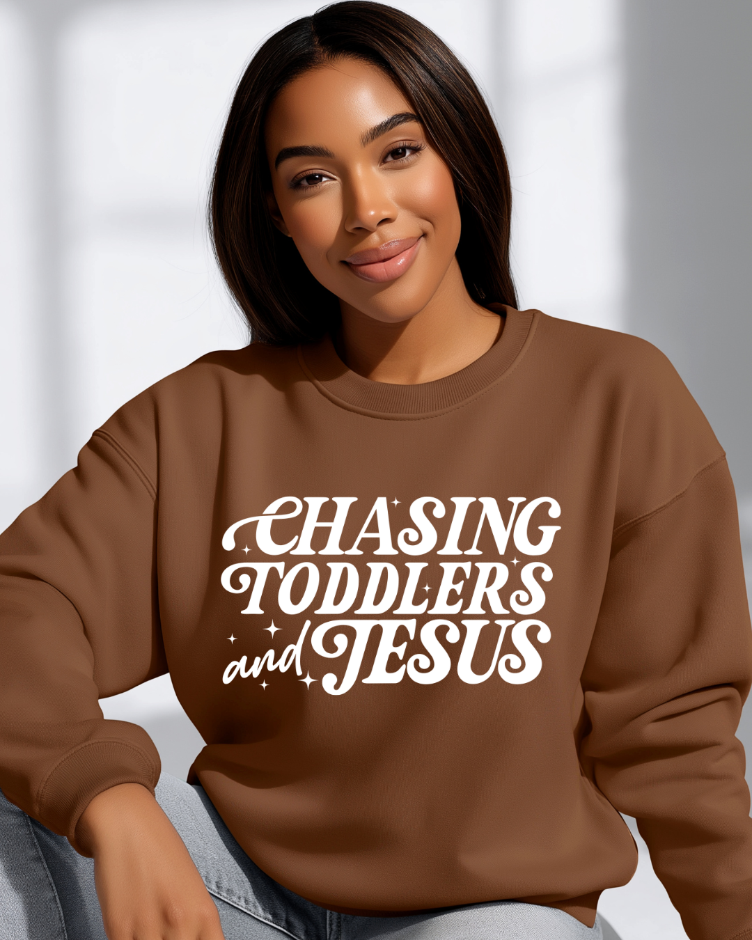 Chasing Toddlers & Jesus Sweater