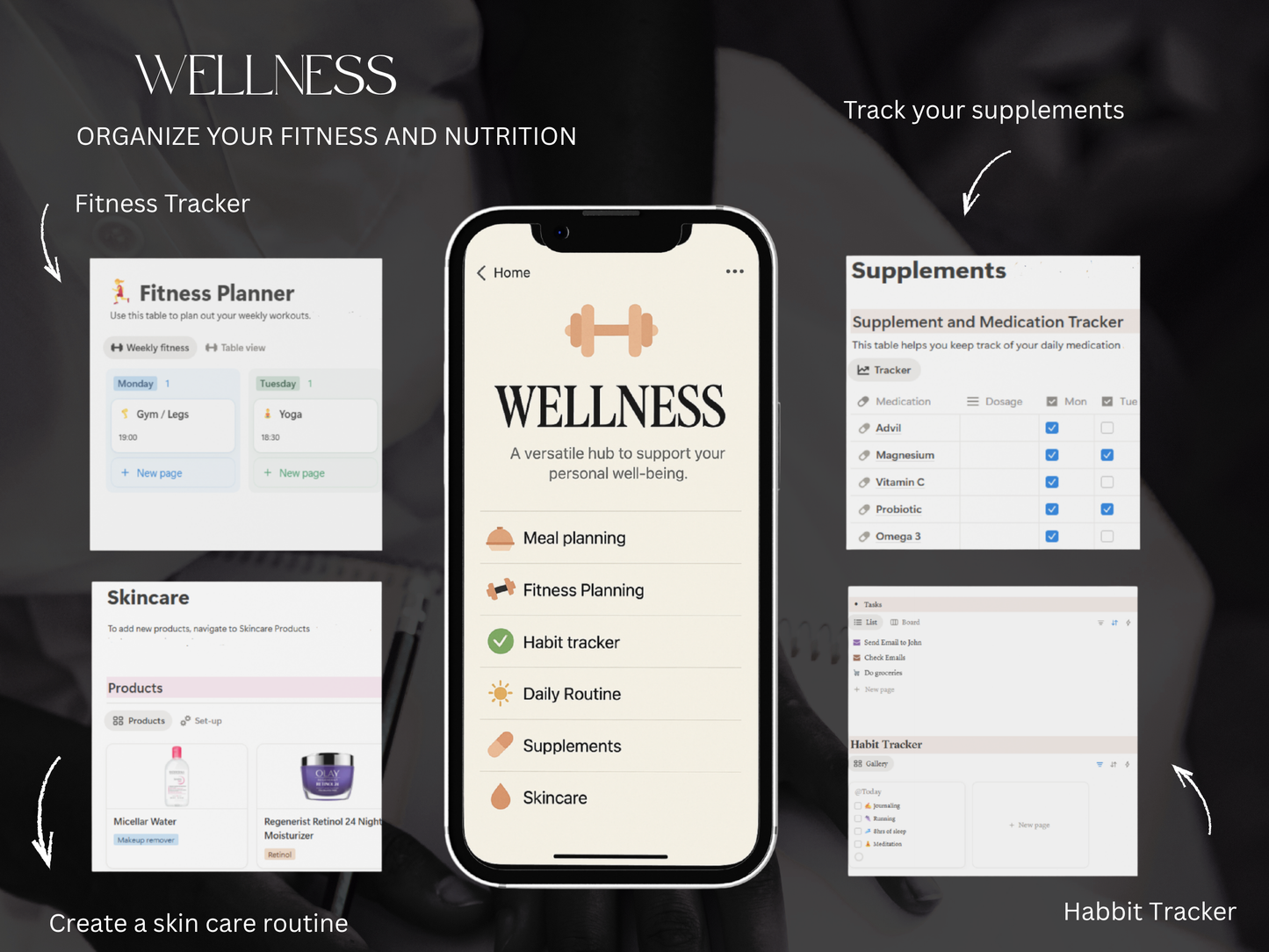 The Home Life Planner (Notion Hub Edition) 80+Planner Tabs |Instant Download