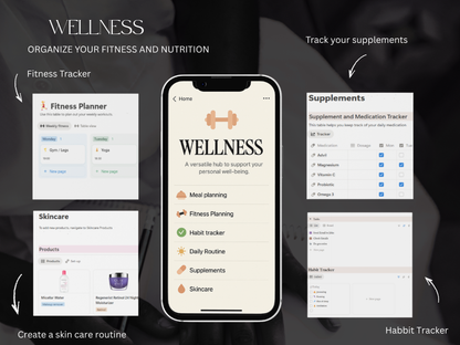 The Home Life Planner (Notion Hub Edition) 80+Planner Tabs |Instant Download