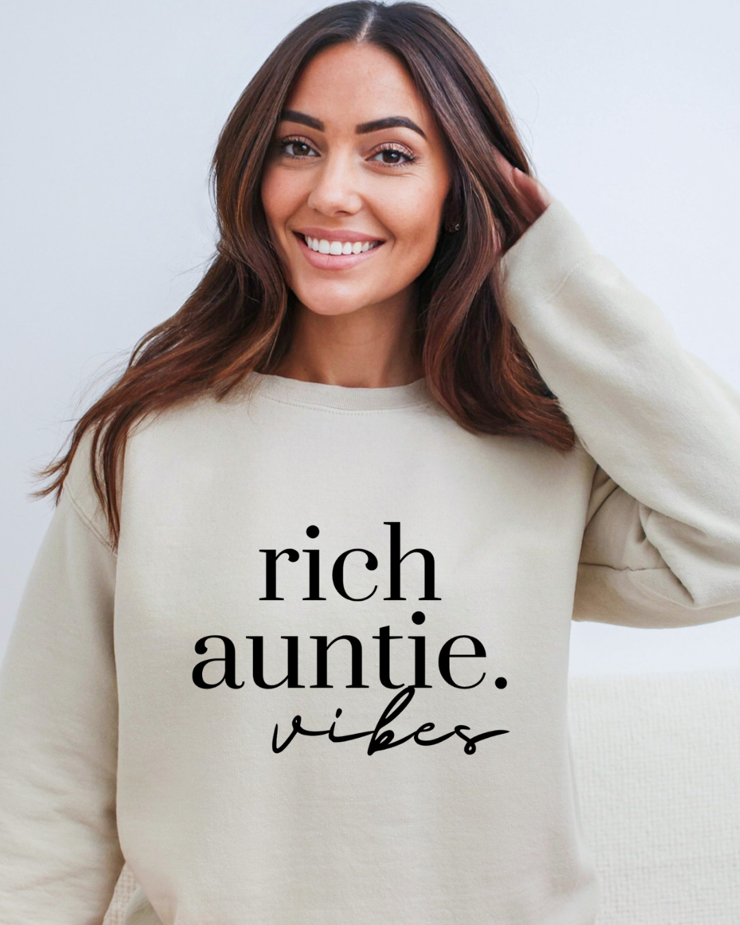 Rich Auntie Vibes Sweater