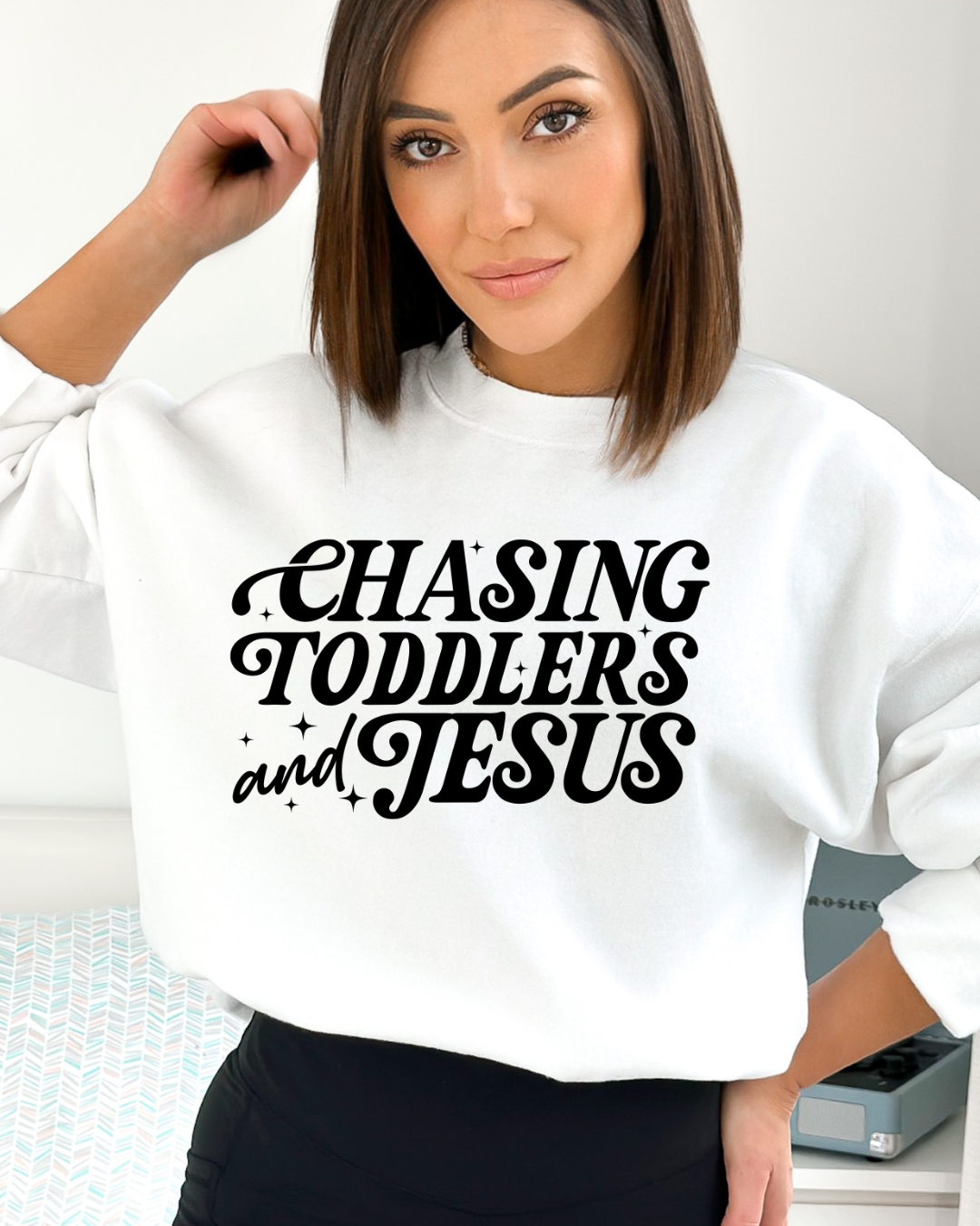 Chasing Toddlers & Jesus Sweater