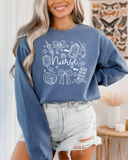 Nurse Doodle Sweater