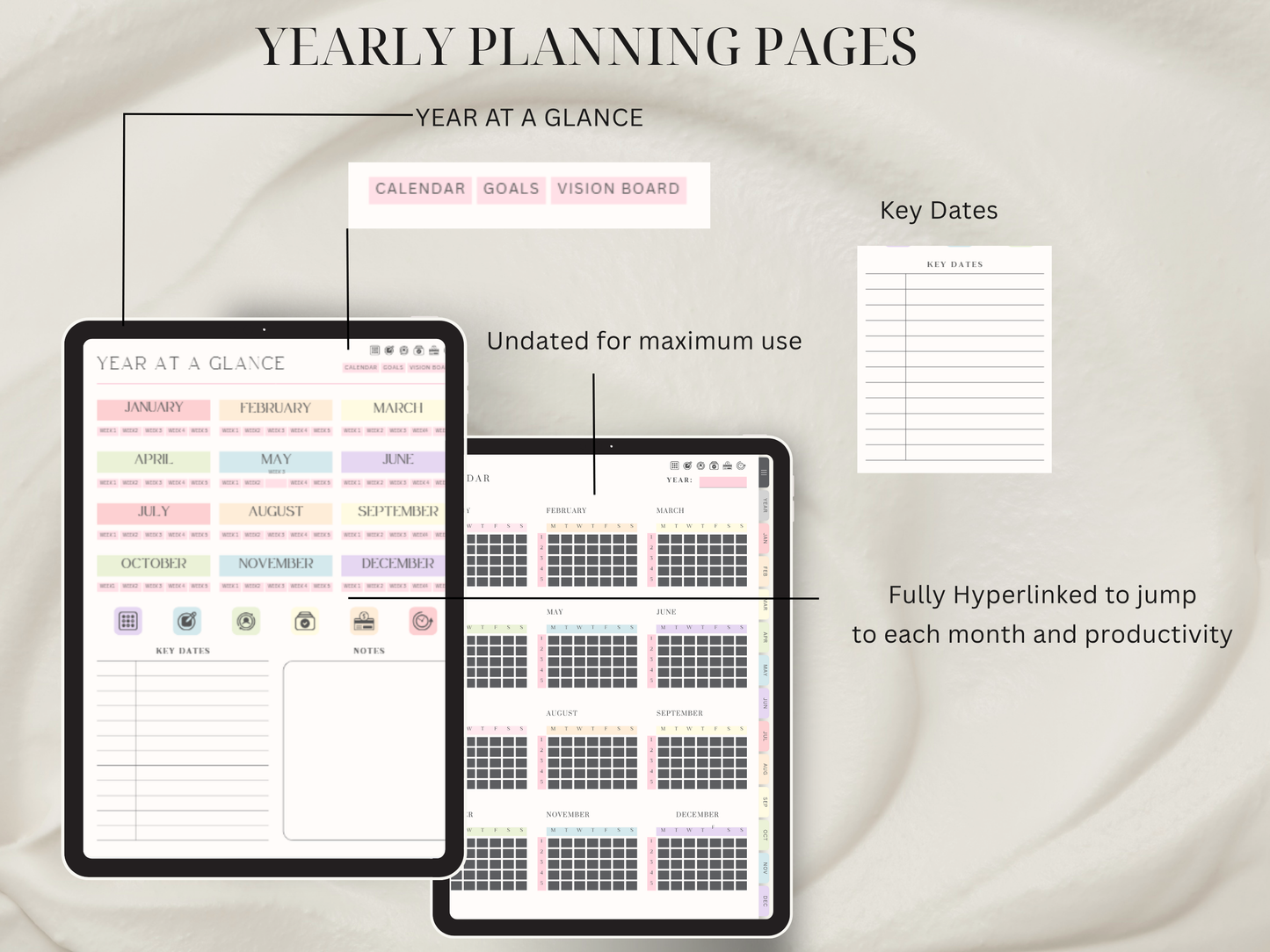 The Ultimate Digital Planner for Busy Moms | Fully Hyperlinked |Instant Download