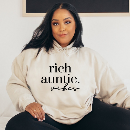Rich Auntie Vibes Hoodie