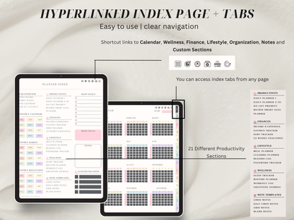 The Ultimate Digital Planner for Busy Moms | Fully Hyperlinked |Instant Download